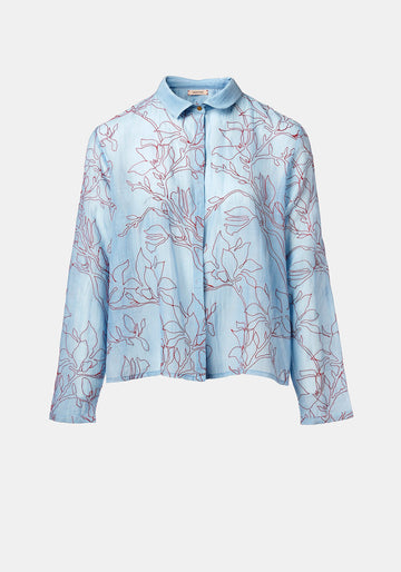 Shirt Anna Long Sleeves Magnolia Forever Blue