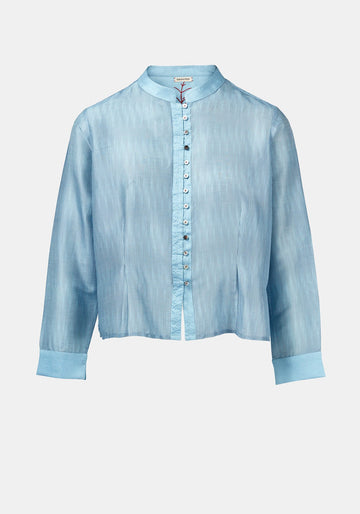 Shirt Geisha Stripes Forever Blue