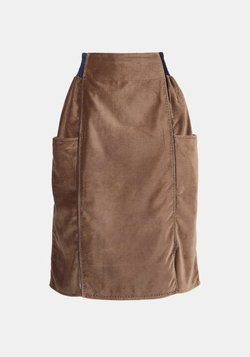 Skirt Bulb Velvet Mood Walnut