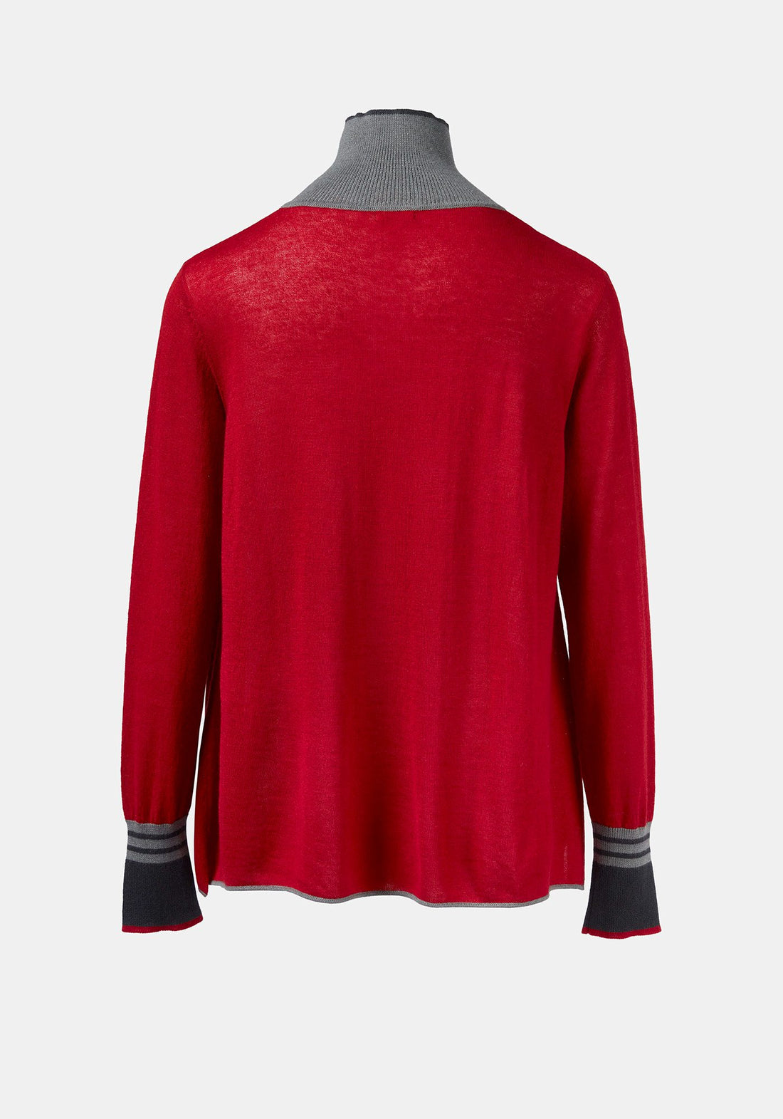 Top Key Turtle Neck Cherry
