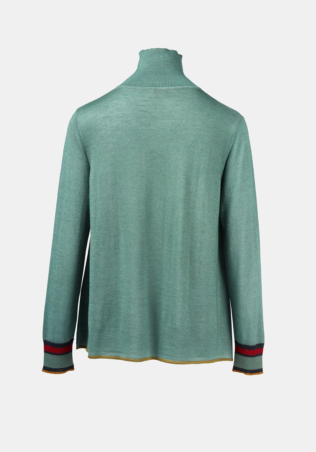 Top Key Turtle Neck Malachite Green