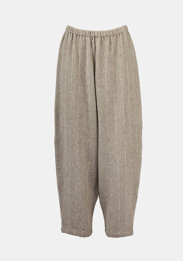 Trousers Oriental Hemp Stripes Natural Yak