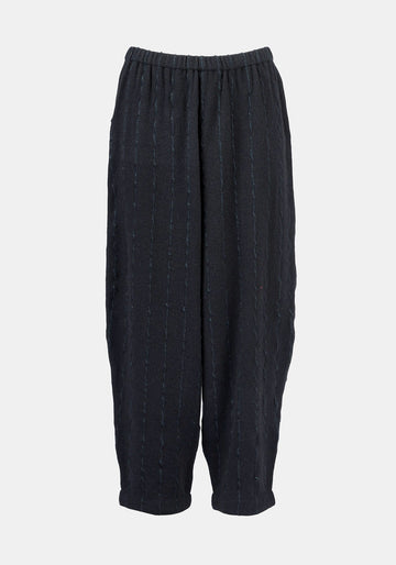 Trousers Oriental Hemp Stripes Dark Night