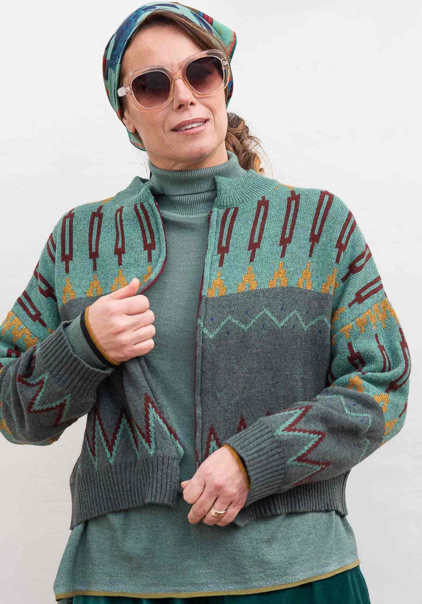Bolero Moss Zip Malachite Green - Traces of Me