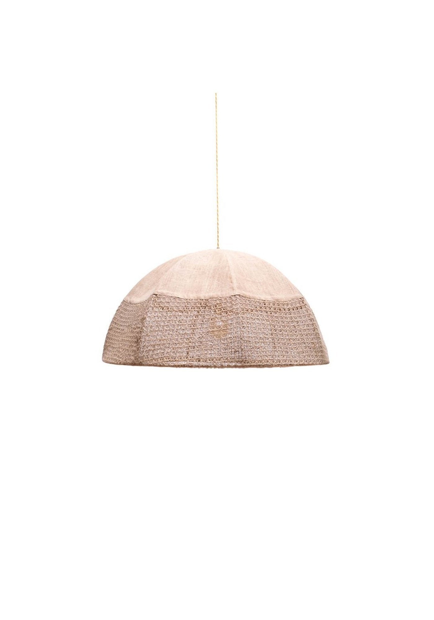 Lamp Half Balloon Jute - Traces of Me