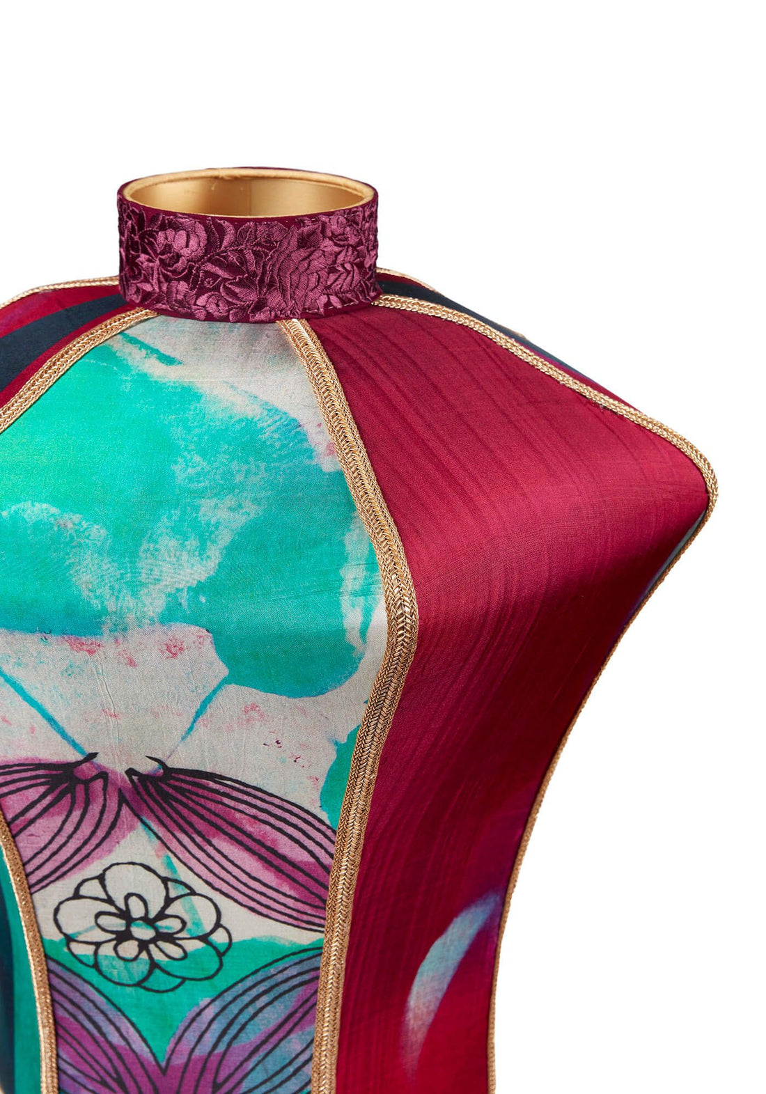 Lamp Skardu Medium Silk Camelia Leaves