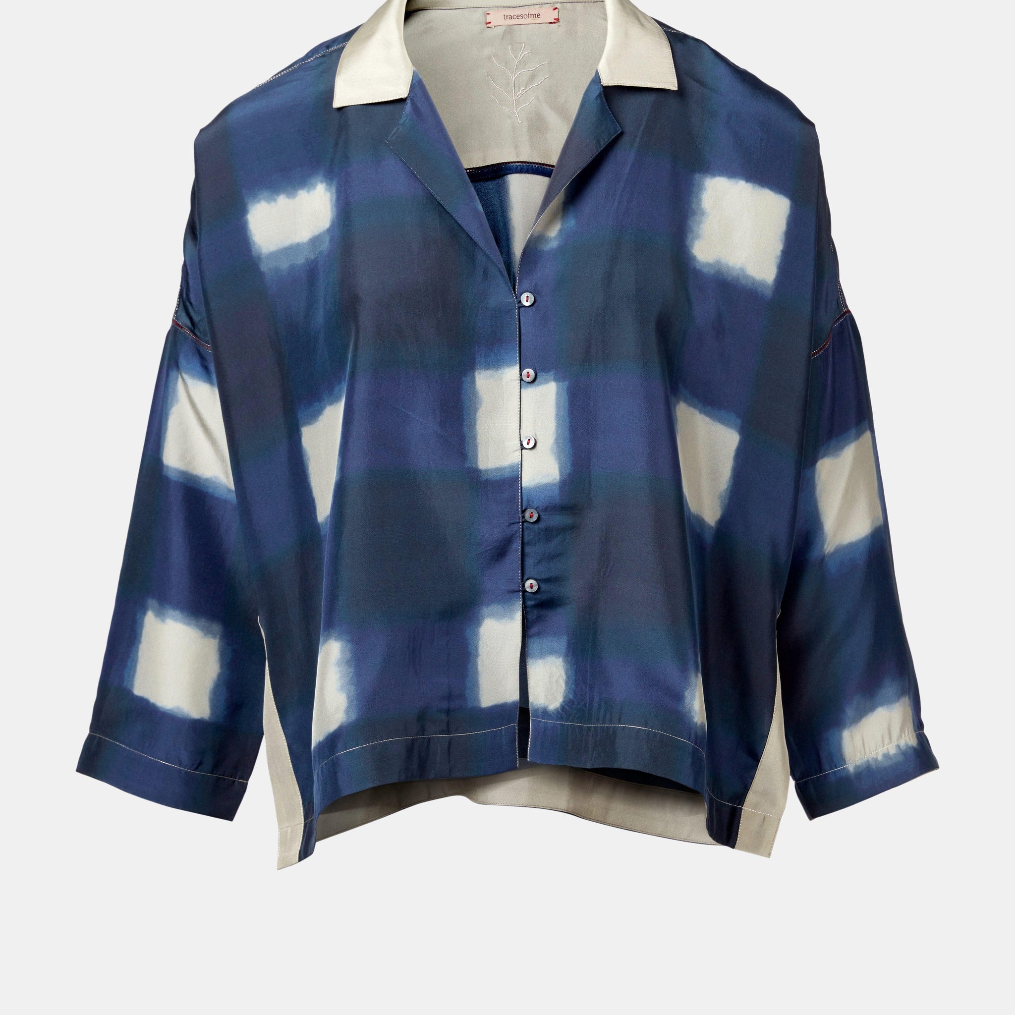 Shirt Botanic Collar Watercolour Checks