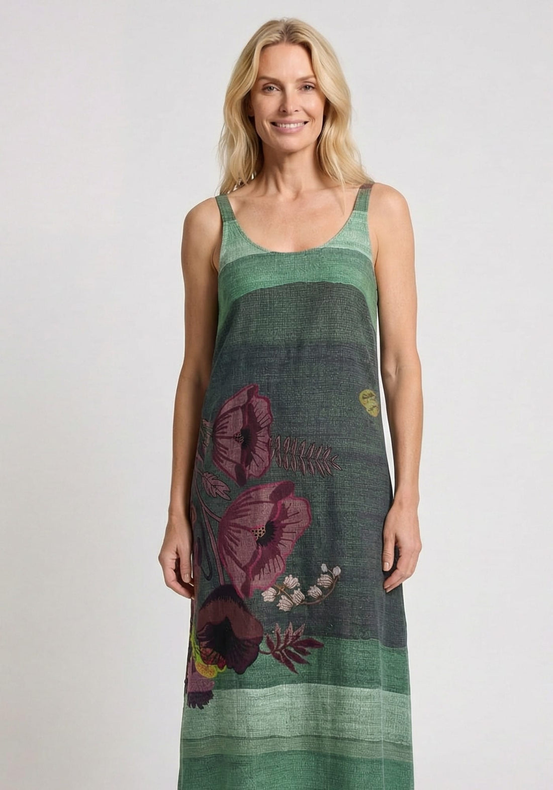 Dress Bailarina Poppies Bouquet Multicolour