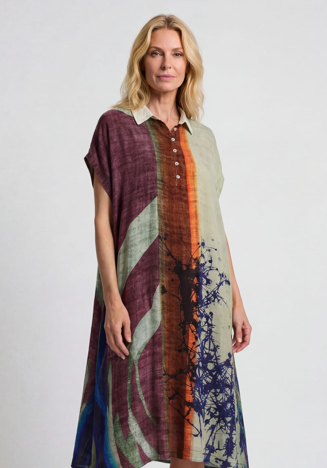 Dress Selkie Haka Multicolour