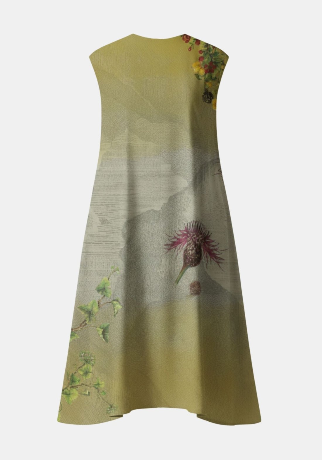 Dress Selkie V Neck Centaurea Multicolour