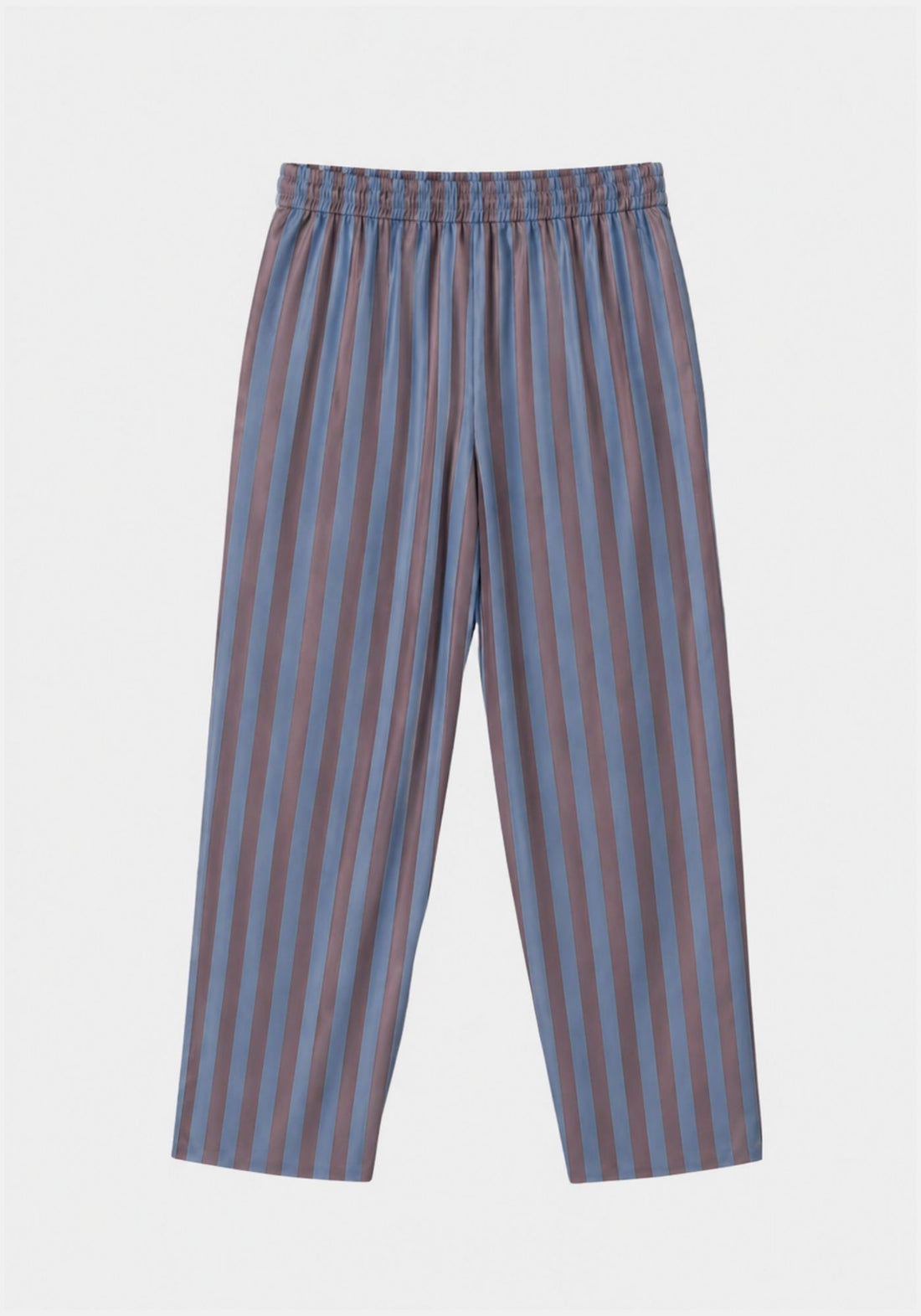 Trousers Petter Stripes Azur l Dusty Orchid
