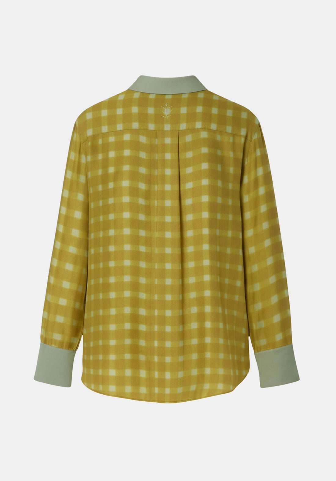 Shirt Simple Watercolour Checks Amber