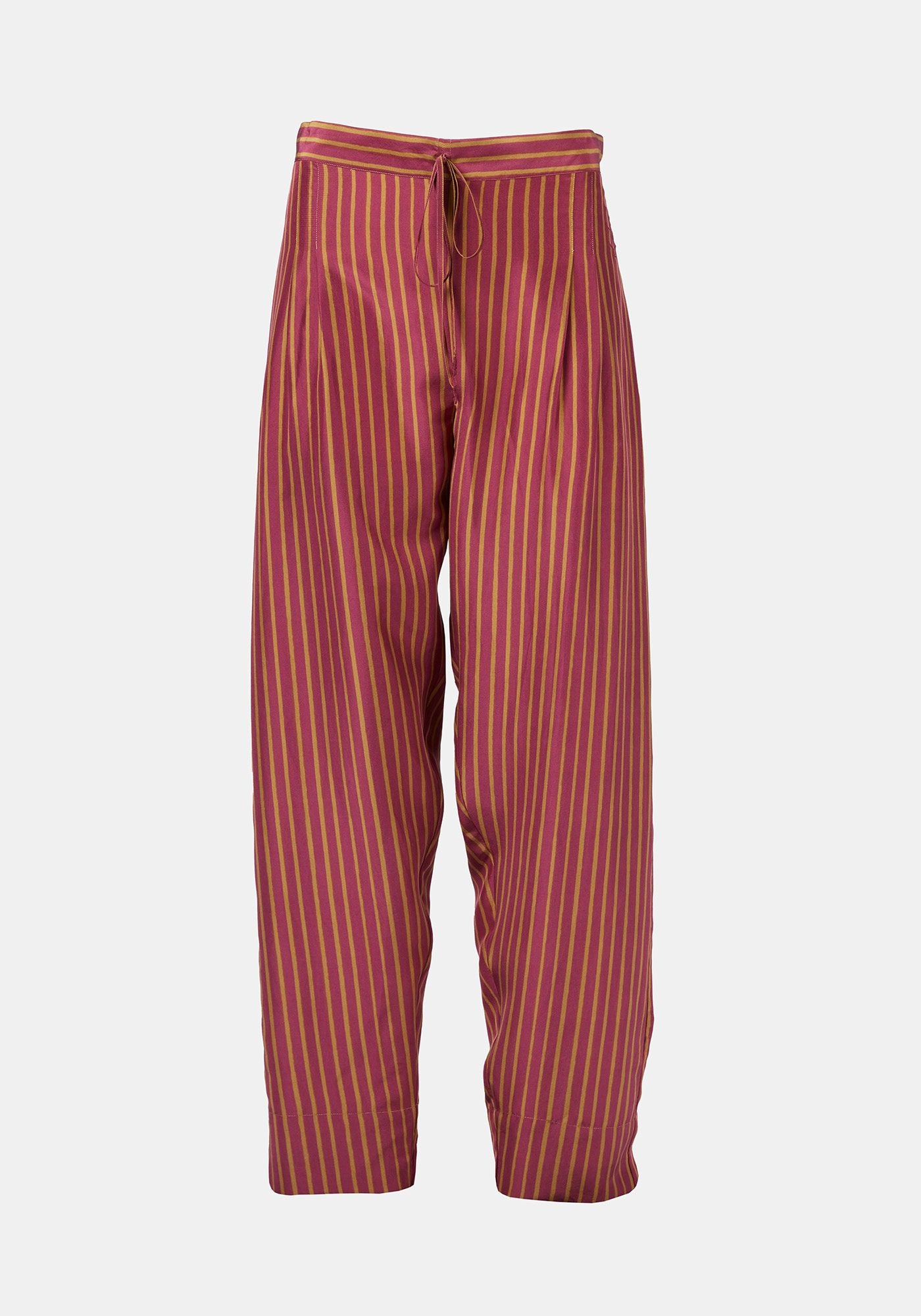 Trousers Peter Stripes Prune