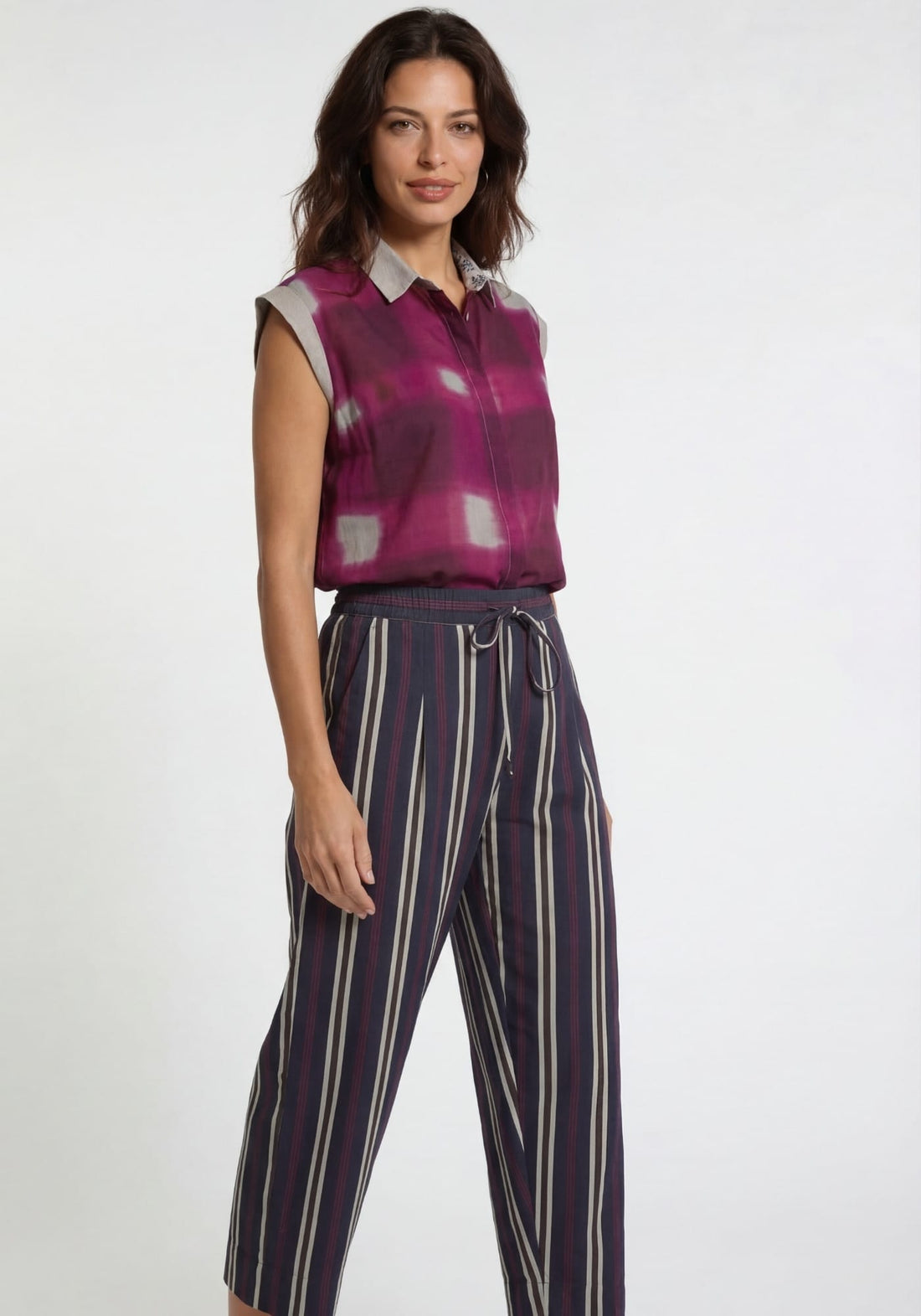 Trousers Peter Stripes mood Indigo