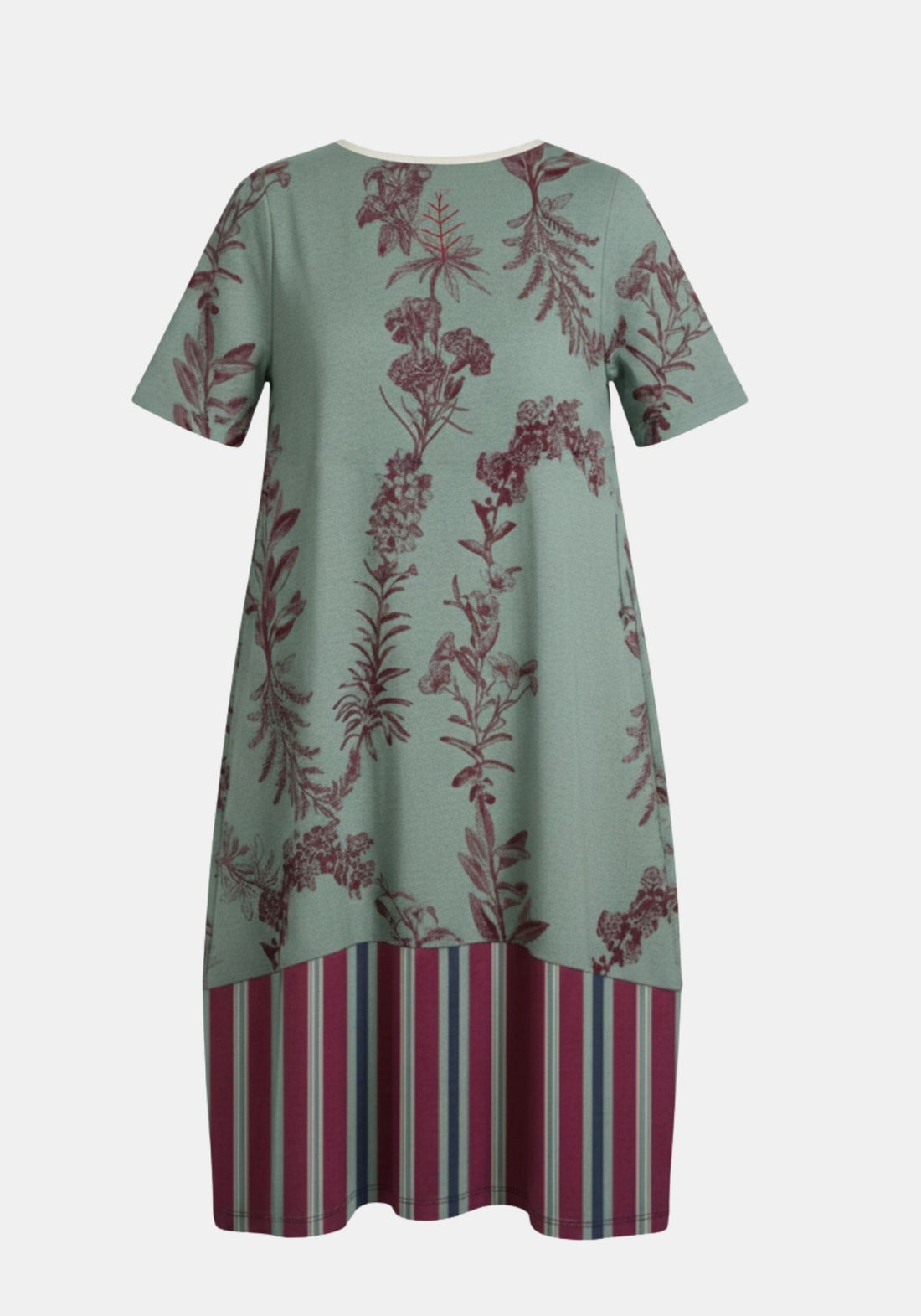 Dress Durga Flowers Crown Jadeite