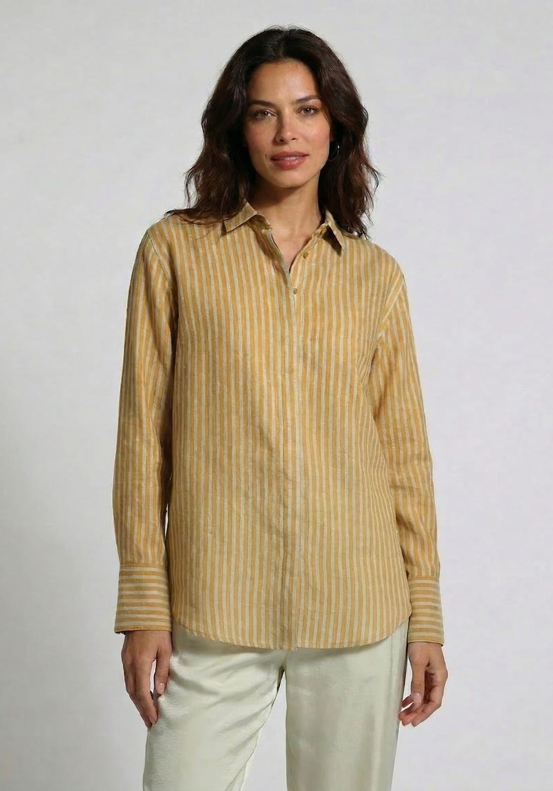 Shirt Simple Stripes Amber