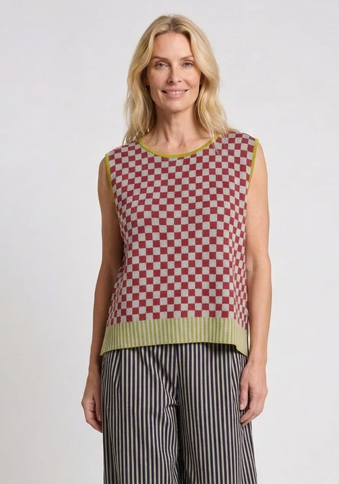 Top Free Mini checks Aloe Wash I Beet Red