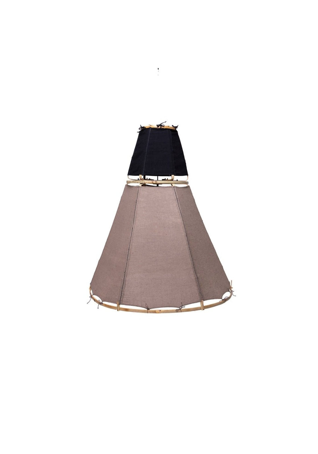 Lamp Tipy Small TOP/BOTTOM Bamboo - Traces of Me
